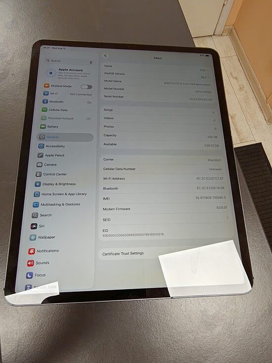 Apple iPad Pro 12.9 3rd gen